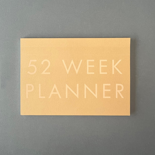 A4 Undated Weekly Desk Planner - Stone