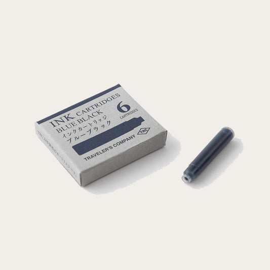 TRC Cartridges for Brass Fountain & Rollerball Pens - Blue Black