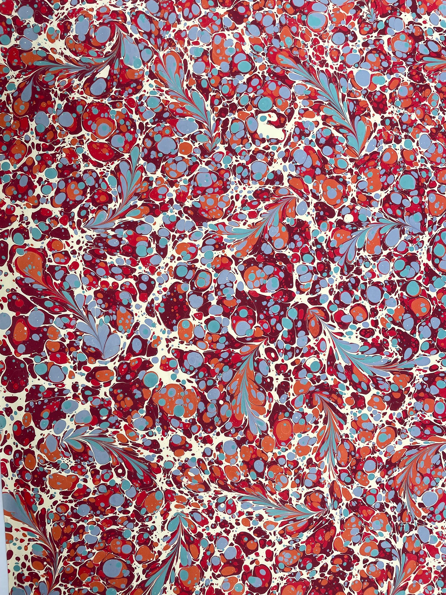 Paperwilds Hand-marbled Paper - Coppelia