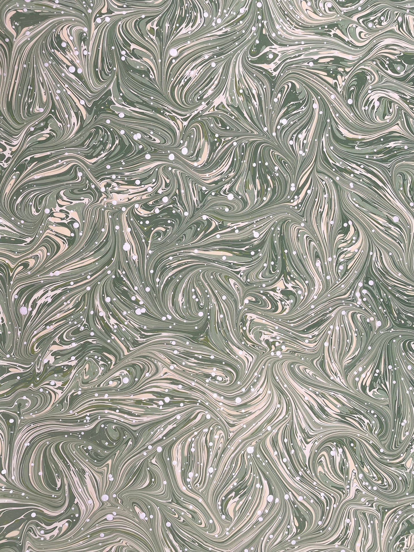 Paperwilds Hand-marbled Paper - Odile