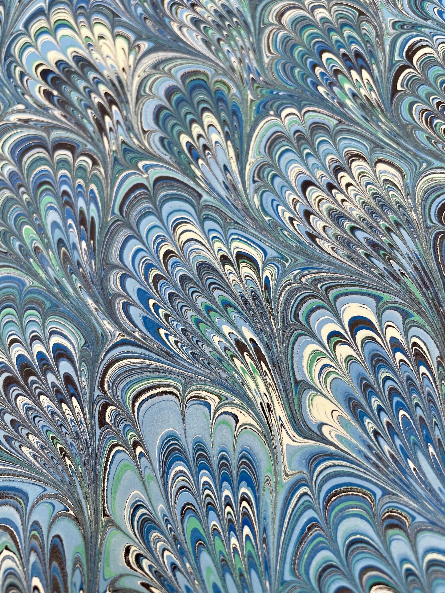 Paperwilds Hand-marbled Paper - Giselle